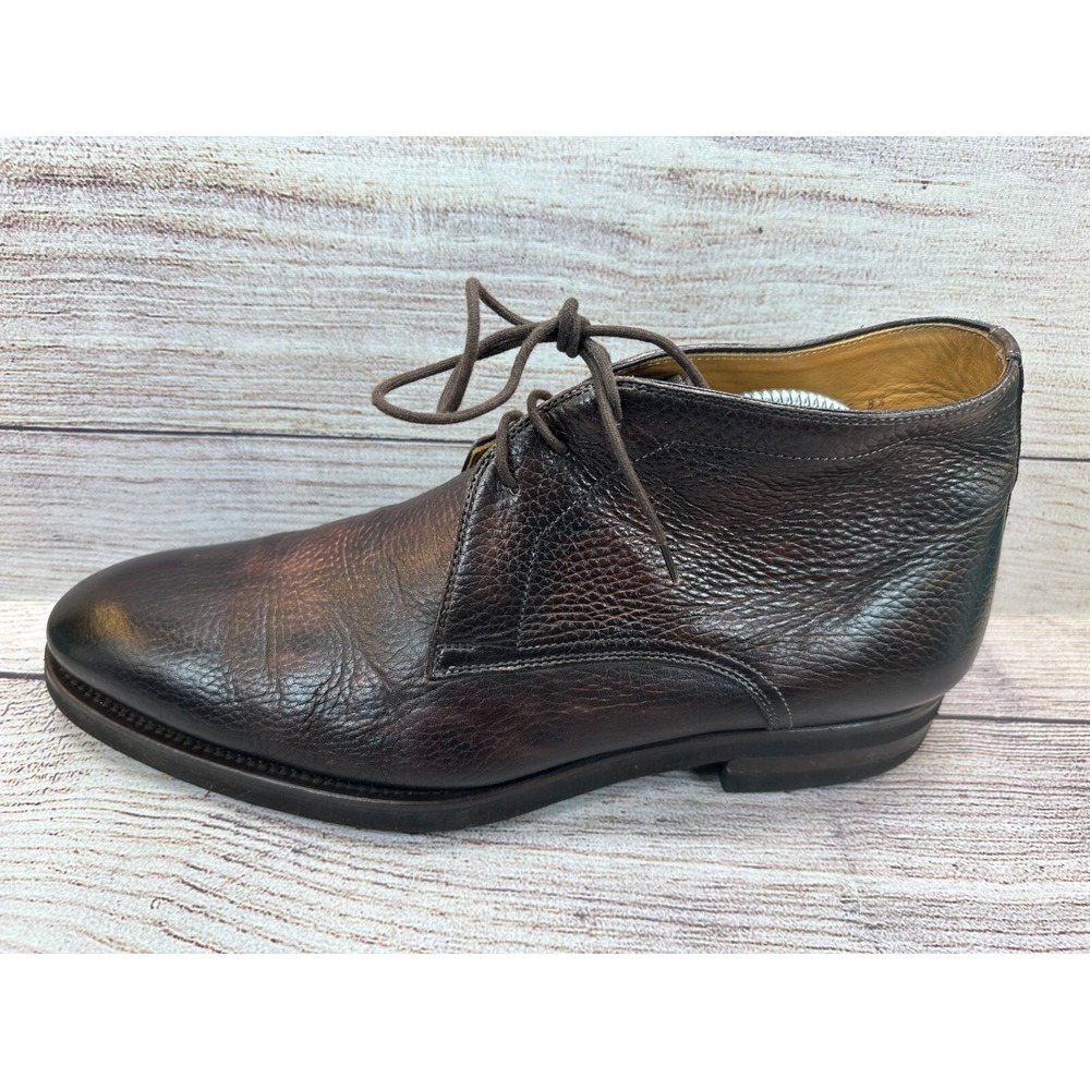 Magnanni Flex Malone Chukka Boot Mens Size 8.5 Brown Leather Lace Up 21257 CLEAN - Picture 6 of 10